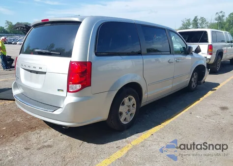2012 Dodge Grand Caravan Se/Avp z USA, uszkodzony, nr VIN 2C4RDGBG1CR314636